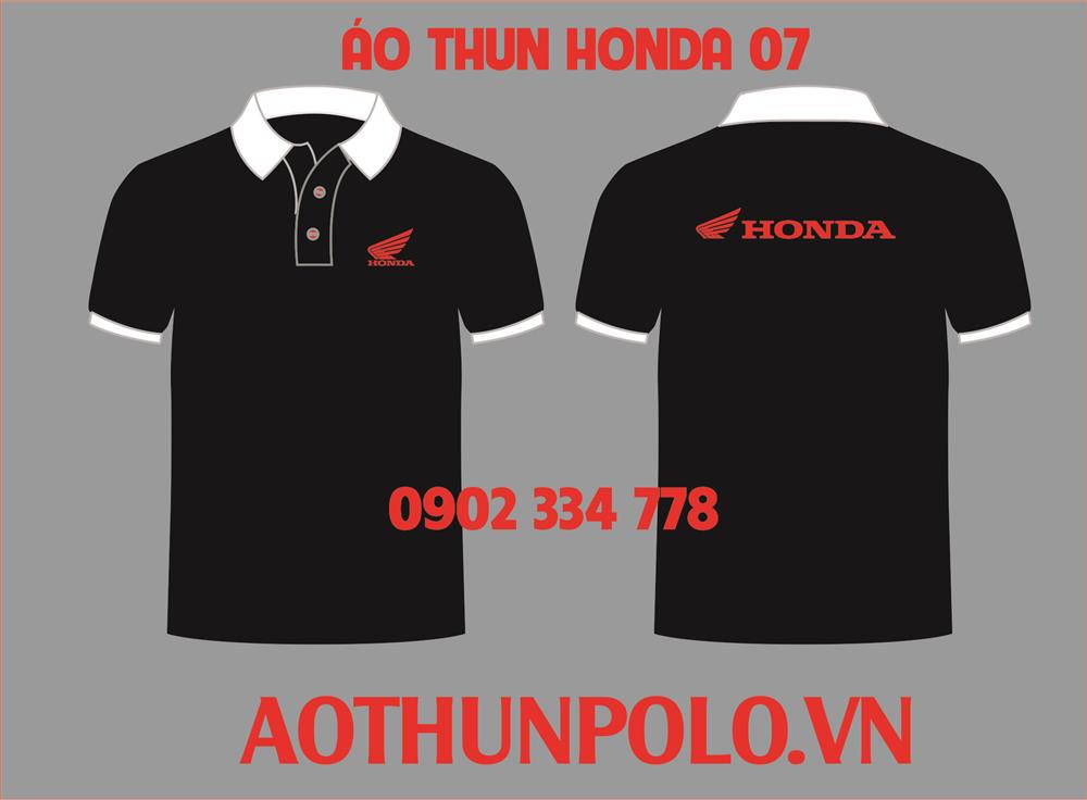 xưởng áo thun honda màu đen